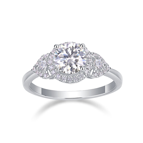 VAVO Luxury Moissanite Wedding Ring