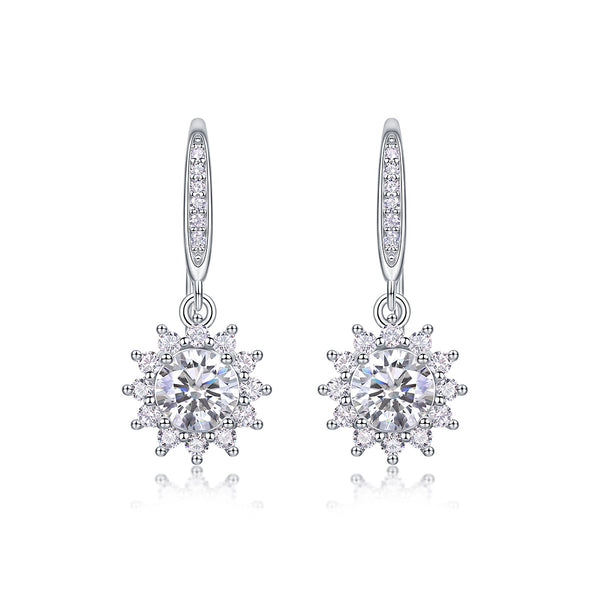 VAVO Qingcheng Moissanite Stud Earrings