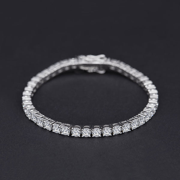 VAVO Classic Moissanite Tennis Bracelet