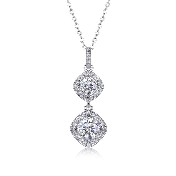 VAVO Snowy Wonderland Moissanite Pendant