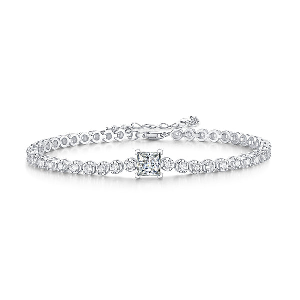 VAVO Rubik’s Cube Moissanite Bracelet