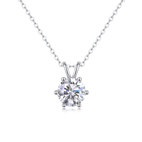 VAVO Romantic Mark Moissanite Pendant Necklace