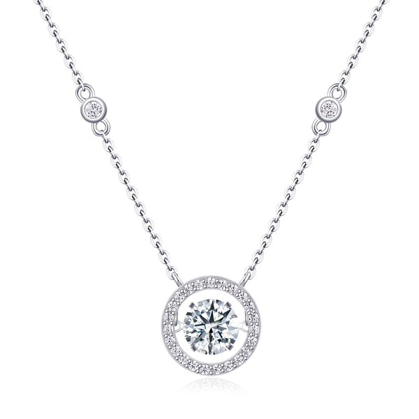 VAVO Möbius Moissanite Pendant